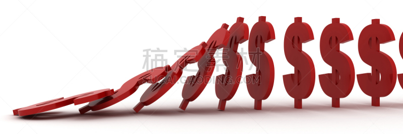 多米诺效应,危机,金融,概念,股市和交易所,全球商务,美元符号,水平画幅,银行,经济