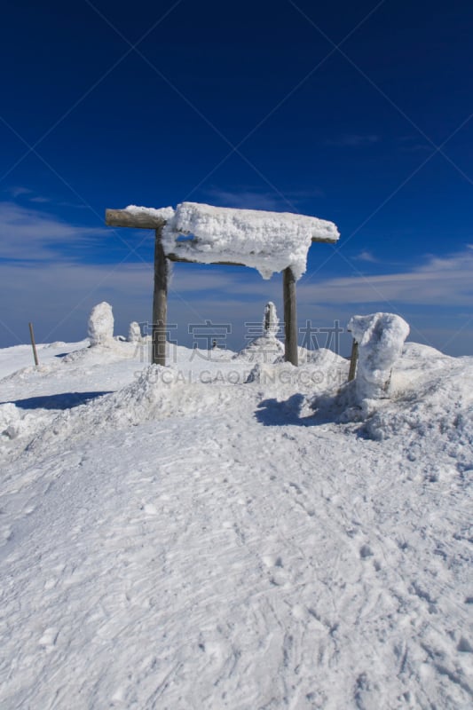 佐阿山脉,山,垂直画幅,神殿,冬季运动,无人,2015年,山脉,鸟居,摄影