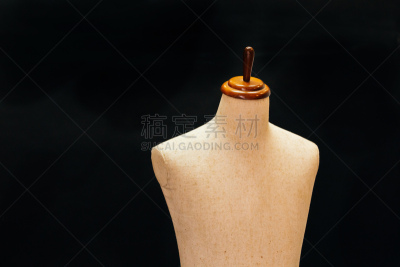 纺织品,古典式,外衣,古老的,人造模特,裁缝,黑色背景,盖子,概念,站