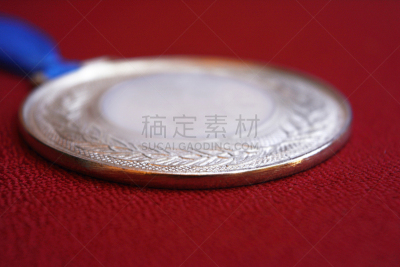 奖牌,红色背景,闪亮的,金属,运动,一个物体,金属质感,图像,无人,证章