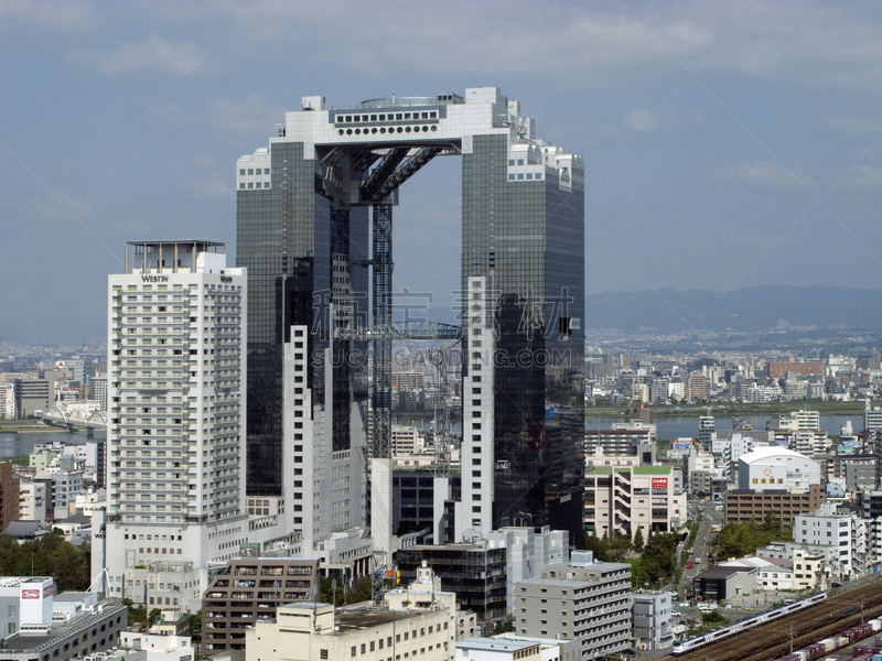 梅田蓝天大厦,梅田,大阪府,天空,城镇景观,水平画幅,地形,无人,日本,建筑结构