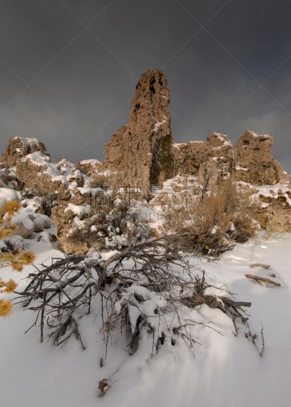 自然,地形,云,莫诺湖,深雪,户外,高处,晴朗,远古的,威斯康星