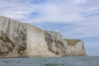 多佛的白色悬崖,被侵蚀的,海岸地形,White Cliffs,多佛,北丘,面向陆地,肯特,全球变暖,山崩