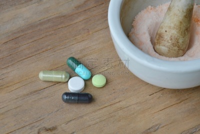 研磨器,碾碎了的,药丸,水平画幅,健康保健,胶囊,陶瓷制品,工具,泰国,医疗器械