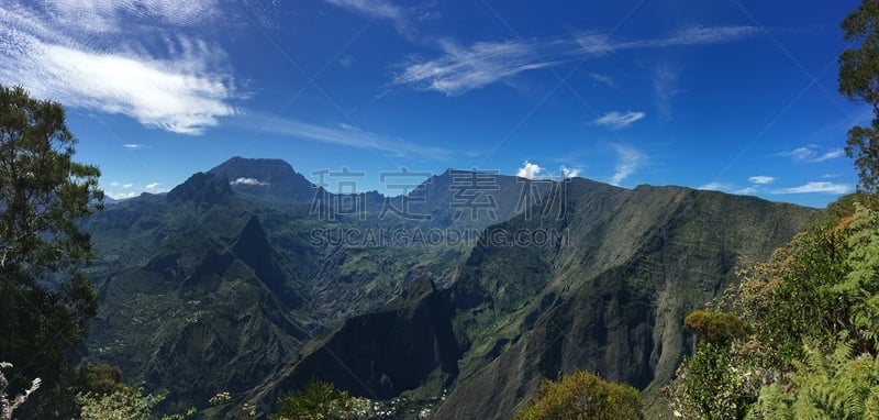 Magnifique cirque de Mafate Patrimoine Mondial de l'Unesco à l'ile de la Réunion