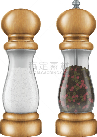 盐瓶,胡椒磨,暗色,两个物体,一个物体,背景分离,香料,华贵,食品,水磨