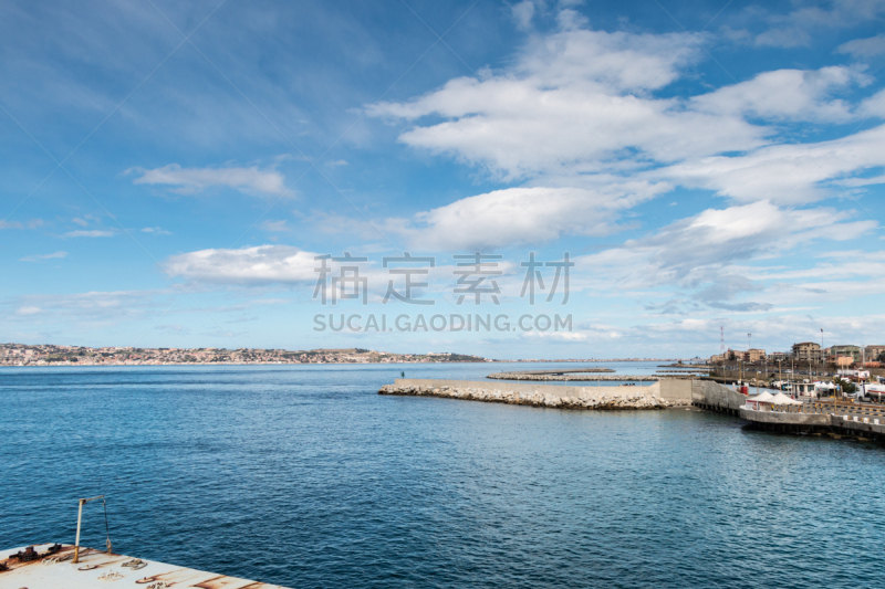 墨西拿海峡,海峡,云景,云,著名景点,海岸线,2015年,户外,天空