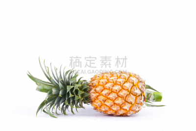 熟的,菠萝,食品,健康食物,水果,白色背景,甜食,分离着色,枫树的翅果,维生素a