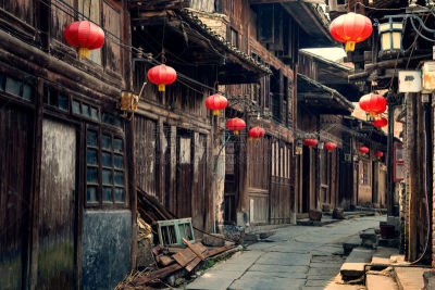 木制,房屋,香格里拉县,松赞林寺,云南省,圆石,木材,圆木,豪宅,屋顶