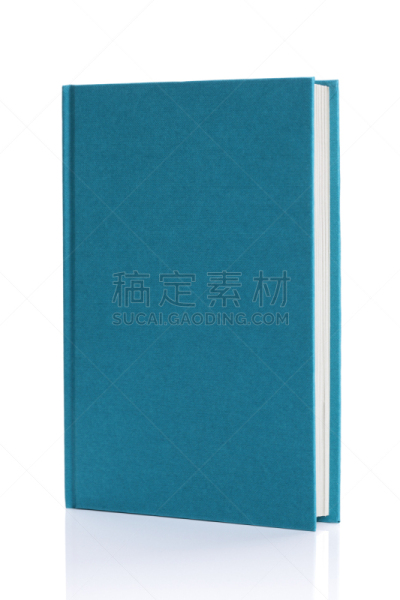 精装书,空白的,蓝色,分离着色,书,垂直画幅,正面视角,留白,无人