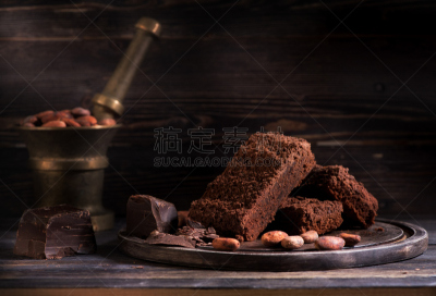可可豆,蛋糕,巧克力,背景,木制,布朗尼,黑色,切片食物,雪花巧克力,水泥