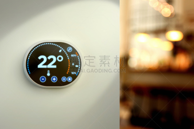 摄氏,智慧,热,墙,气候,住宅内部,顺序,显示器,自动调温器,家庭自动化