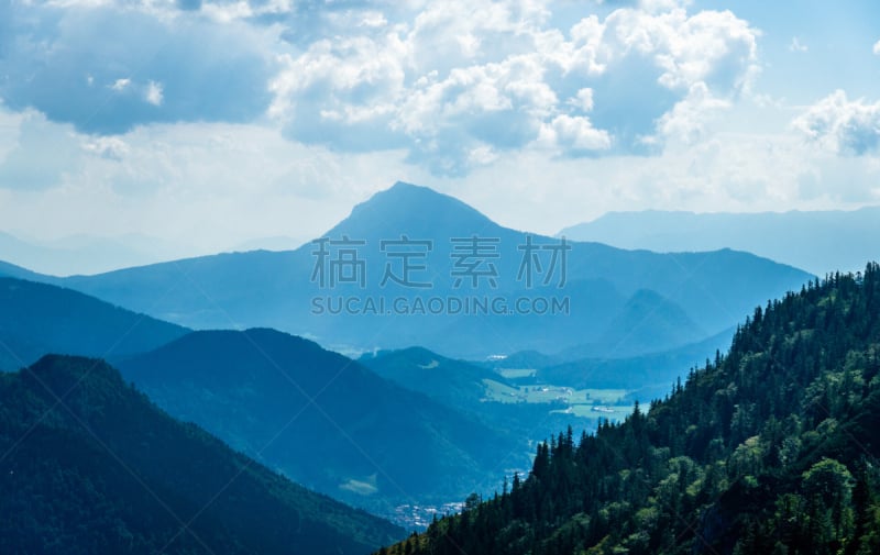 山,天空,长椅,基姆湖,水平画幅,无人,基姆高,户外,基姆高尔阿尔卑斯山,巴伐利亚