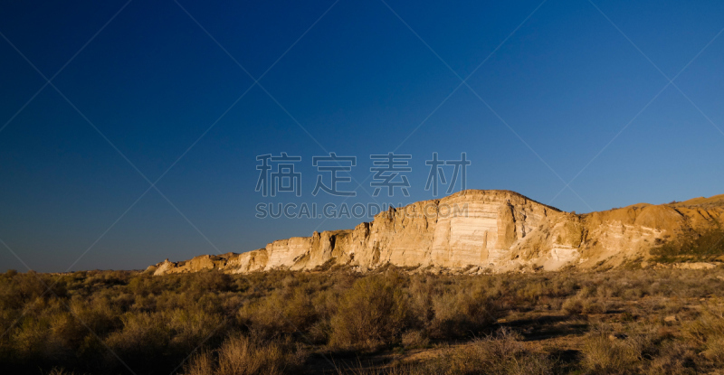 在边上,黎明,风景,高原,全景,乌兹别克斯坦,斗篷,咸海,天空,美