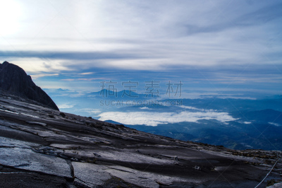 山,云景,热带气候,云,自然美,巨石,石头,岩石,夏天,户外