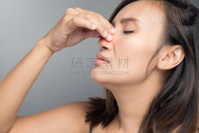痛苦,人的鼻子,女人,亚洲,窦炎,血友病,贫血症,鼻窦,珊瑚虫