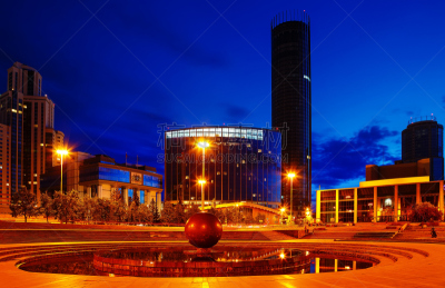夜晚,夏天,市区,中心,热,水,天空,曙暮光,都市风景,著名景点