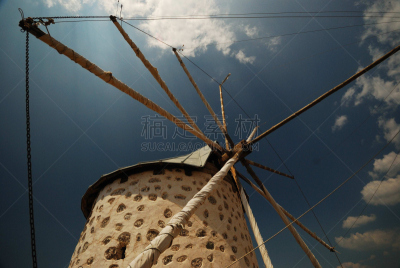博都茹姆,土耳其,古老的,现代风车,唐吉诃德,自然,天空,风,旅游目的地,水平画幅