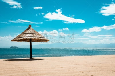 伞,度假胜地,海滩,鸡尾酒,前面,热带气候,浪漫,树荫,印度洋,梦想