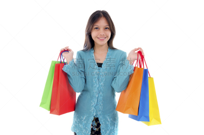 女孩,可巴雅服,衣服,人,东亚人,购物袋,图像,女人,东南亚人,成年的