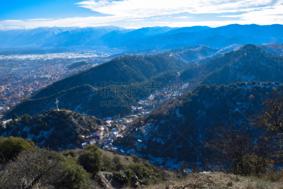 斯特鲁米察,城镇,马其顿地区,视角,Alexander the Great,北马其顿共和国,自然,天空,水平画幅,地形