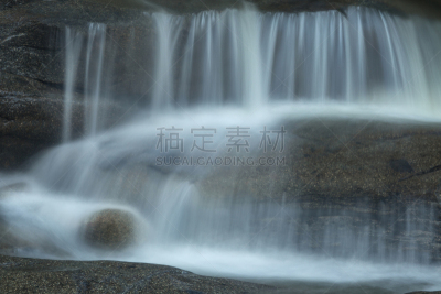 水,雨燕河,特写,运动模糊,水平画幅,瀑布,无人,户外,淡水