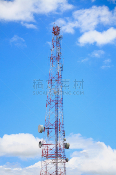 卫星天线,无线电通信塔,天空,蓝色,蜂窝通信和互联网协会,微波塔,手机天线,无线电波,微波炉,频率
