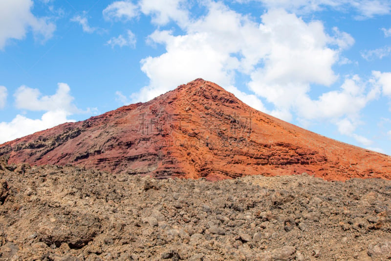 timanfaya national park,兰萨罗特岛,西班牙,火山,天空,水平画幅,无人,火山地形,大西洋群岛,户外