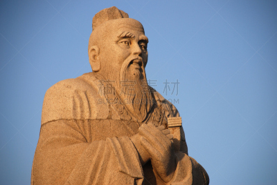 孔子,雕像,平衡折角灯,岳阳,湖南省,水平画幅,彩色图片,无人,教育建筑