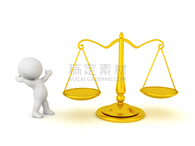 三维图形,性格,欣喜若狂,陪审员,金色,白色背景,闪亮的,概念