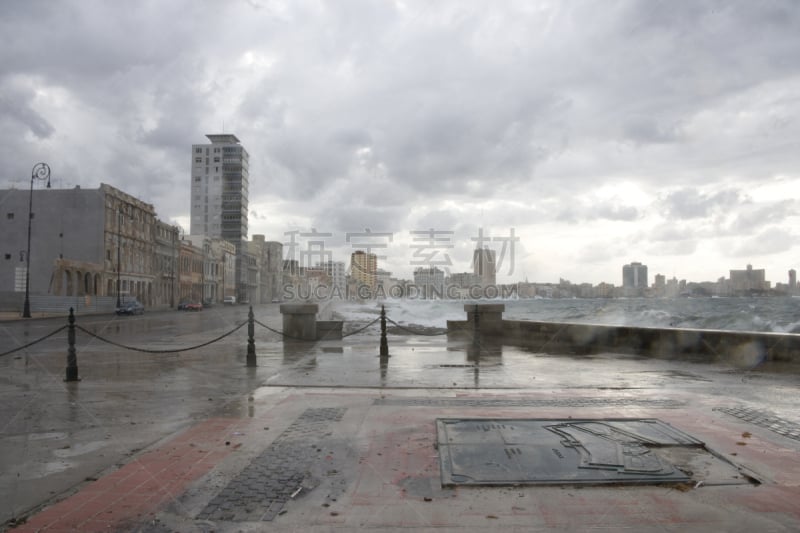 玛丽卡大道,暴风雨,水平画幅,码头,建筑,无人,散步道,建筑外部,户外