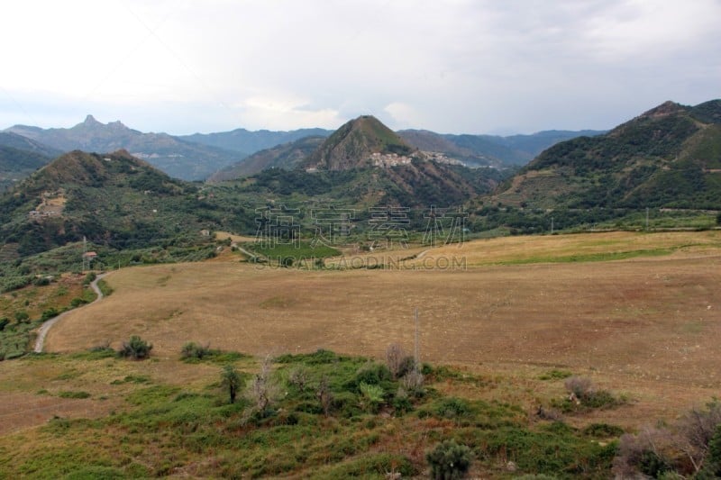 地形,西西里,墨西拿海峡,自然,水平画幅,山,景观设计,无人,全景,户外