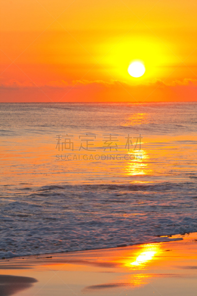 早晨,黄金海岸,垂直画幅,水,天空,西澳大利亚,沙子,无人,偏远的,气候与心情