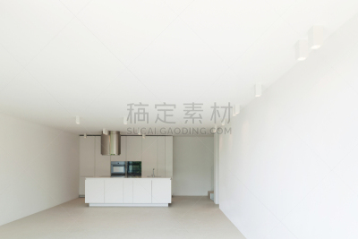 现代,厨房,房屋,新的,水平画幅,墙,无人,抽油烟机,家庭生活,天花板