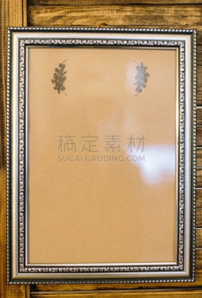 金色,边框,式样,高雅,叶子,墙,木制,表格,装饰,作画