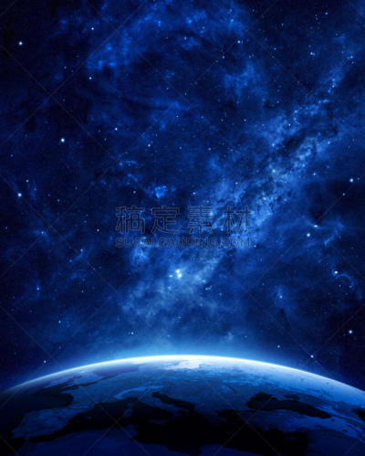 夜晚,地球形,垂直画幅,天空,星系,无人,绘画插图,科学,星云