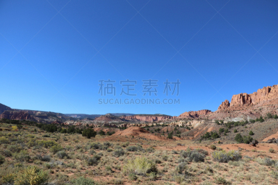 风景,犹他,地球,莫斯特,一只动物,路,万岩柱,沙岩,escalante,沙漠