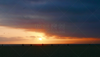 排球运动,海滩,圣莫尼卡海滩,圣莫尼卡,南加利福尼亚,排球,环境,黄昏,轮胎印,户外