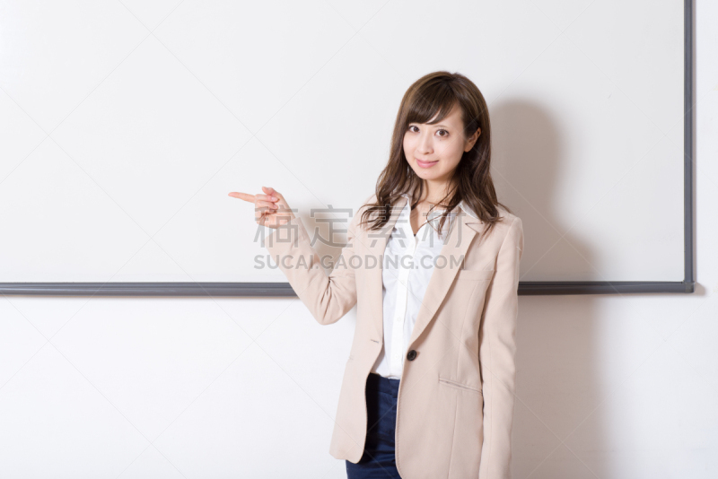 日本人,女人,教室,研究会,讲座板,演说家,讲师,东亚,套装,仅成年人