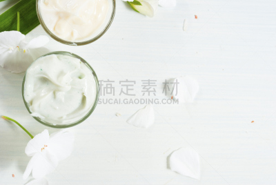 润肤露,水,留白,水平画幅,无人,spa美容,奶油,抗痘护理露,组物体,乡村风格
