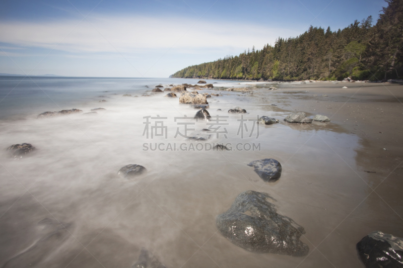 海滩,秘密,温哥华岛,自然,水平画幅,地形,岩石,无人,户外,大不列颠哥伦比亚