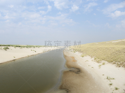 荷兰,海岸线,自然,水,天空,人造的,水平画幅,云,沙子,无人