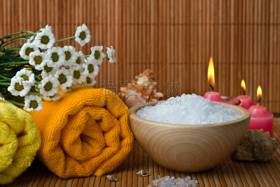 spa美容,毛巾,高雅,水,替代疗法,辅导讲座,健康,石头,白色,成品