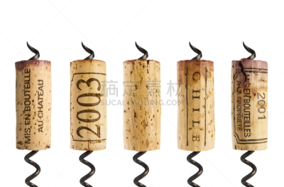 软木塞,白色,红松,2001,瓶塞钻,2003,葡萄酒,水平画幅,无人,白色背景