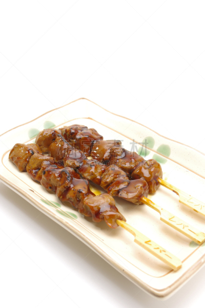 煎鸡肉,酒屋,日式烧鸡,烤串,肝脏,垂直画幅,饮食,日本,开胃酱,肉