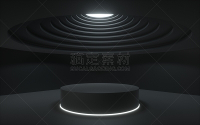 三维图形,圆柱体,白色,黑色,空的,背景,抽象,暗房,站,点燃