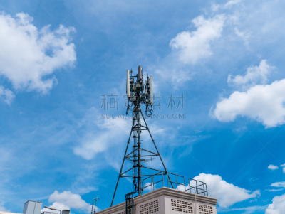 天空,塔,蓝色,建筑外部,在上面,蜂窝通信和互联网协会,电子显微镜,外接手,电磁的,微波炉