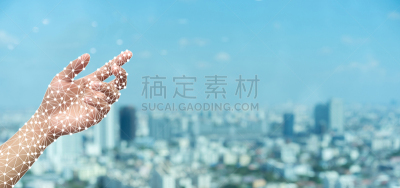 技术,概念,手,背景,未来,电子人,做手势,伸手,创新,西方化