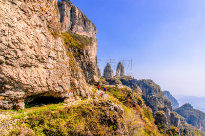 山,太行山,体育界,自然,天空,台阶,高原,悬崖,水平画幅,地形