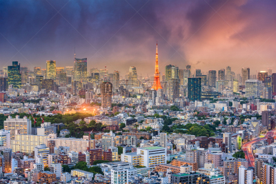 都市风景,东京,日本,办公室,美,水平画幅,涩谷,夜晚,无人,曙暮光